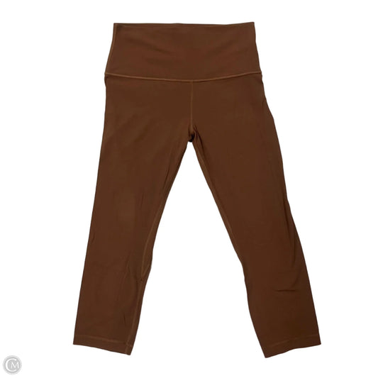 Athletic Leggings By Lululemon In Brown, Size: M