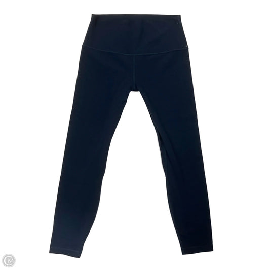 Athletic Leggings By Lululemon In Navy, Size: M