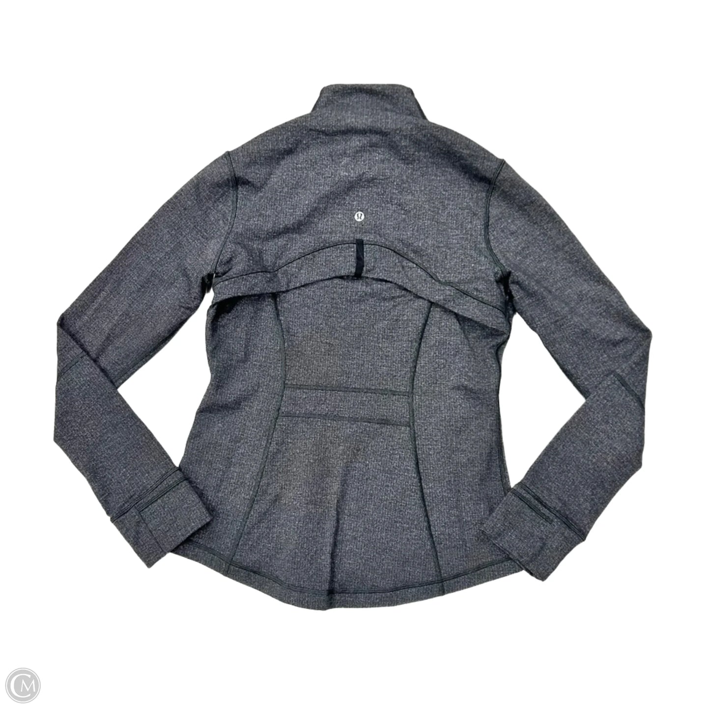 Athletic Jacket By Lululemon In Grey, Size: M