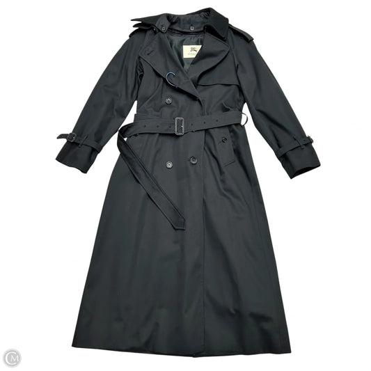 Coat Luxury Designer By Burberry In Black, Size: S