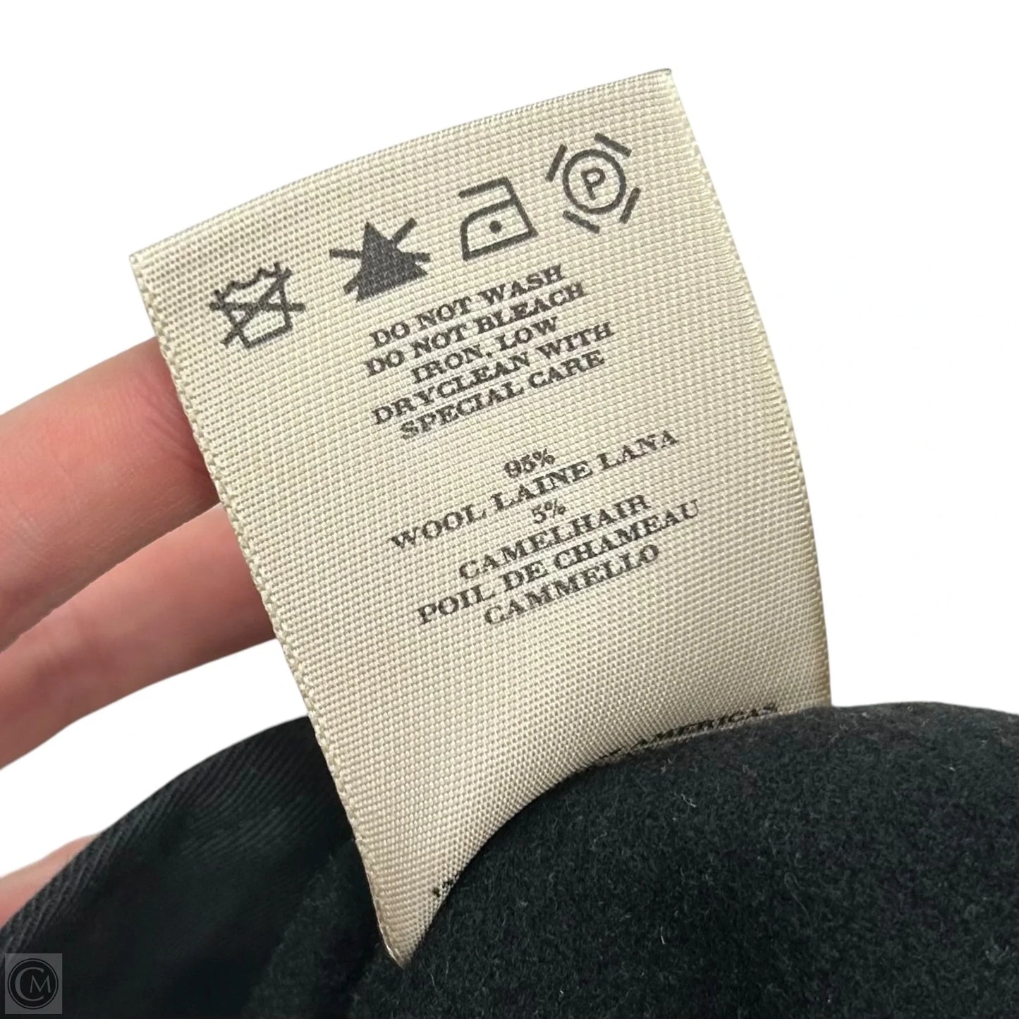 Coat Luxury Designer By Burberry In Black, Size: S