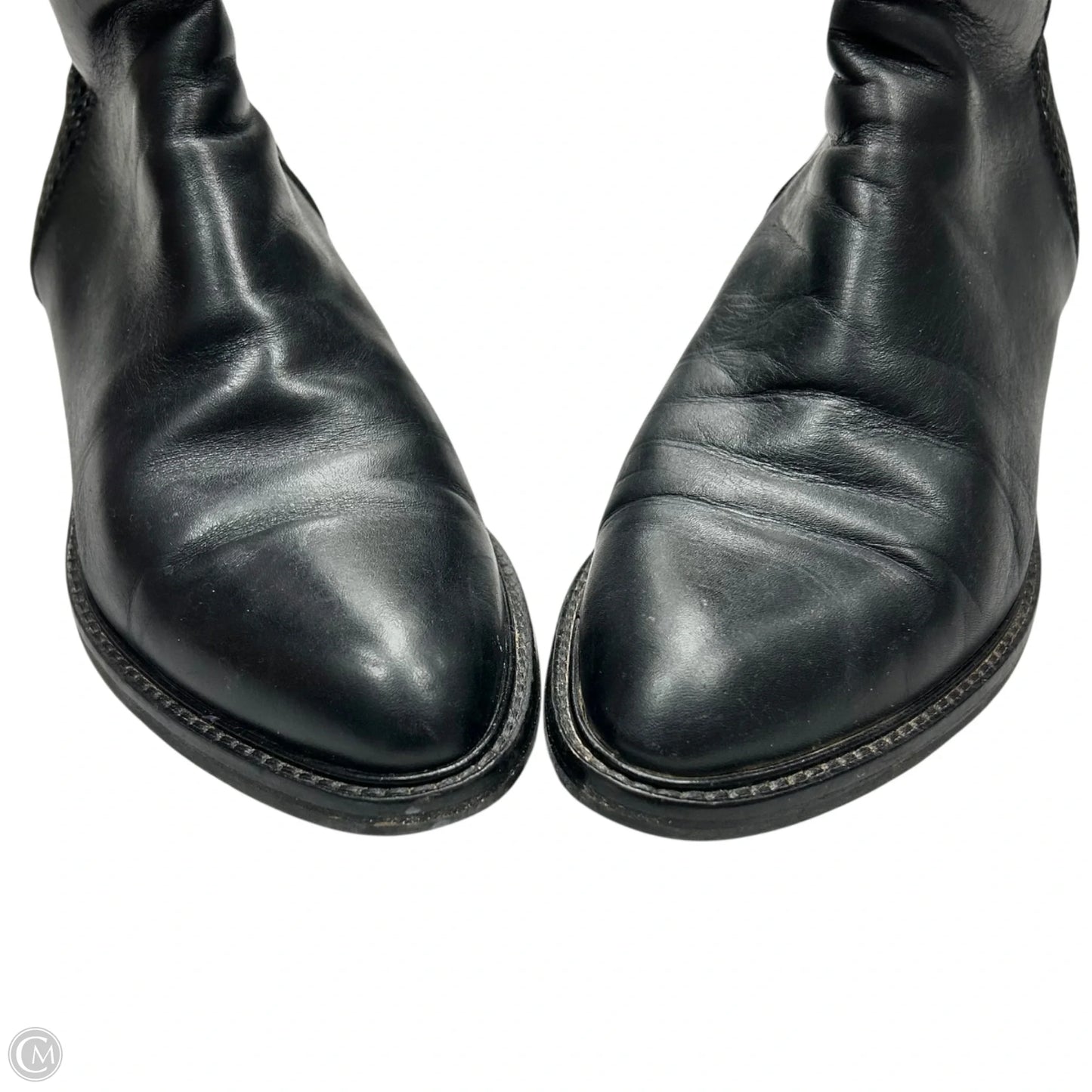Boots Leather By Aquatalia In Black, Size: 8.5