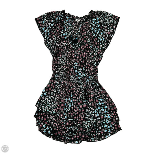 Dress Casual Short By Poupette St Barth In Black & Pink, Size: S