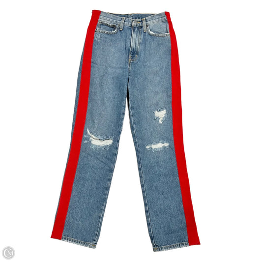 Jeans Wide Leg By Carmar In Blue Denim, Size: 2