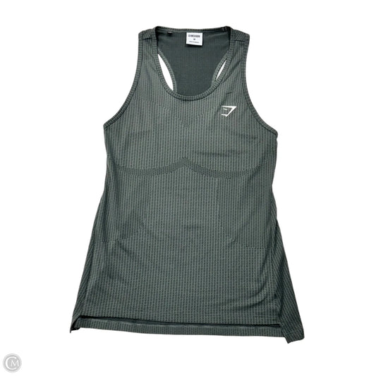 Athletic Tank Top By Gym Shark In Grey, Size: M