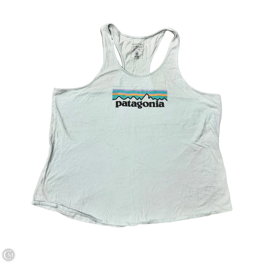 Athletic Tank Top By Patagonia In Blue, Size: Xl