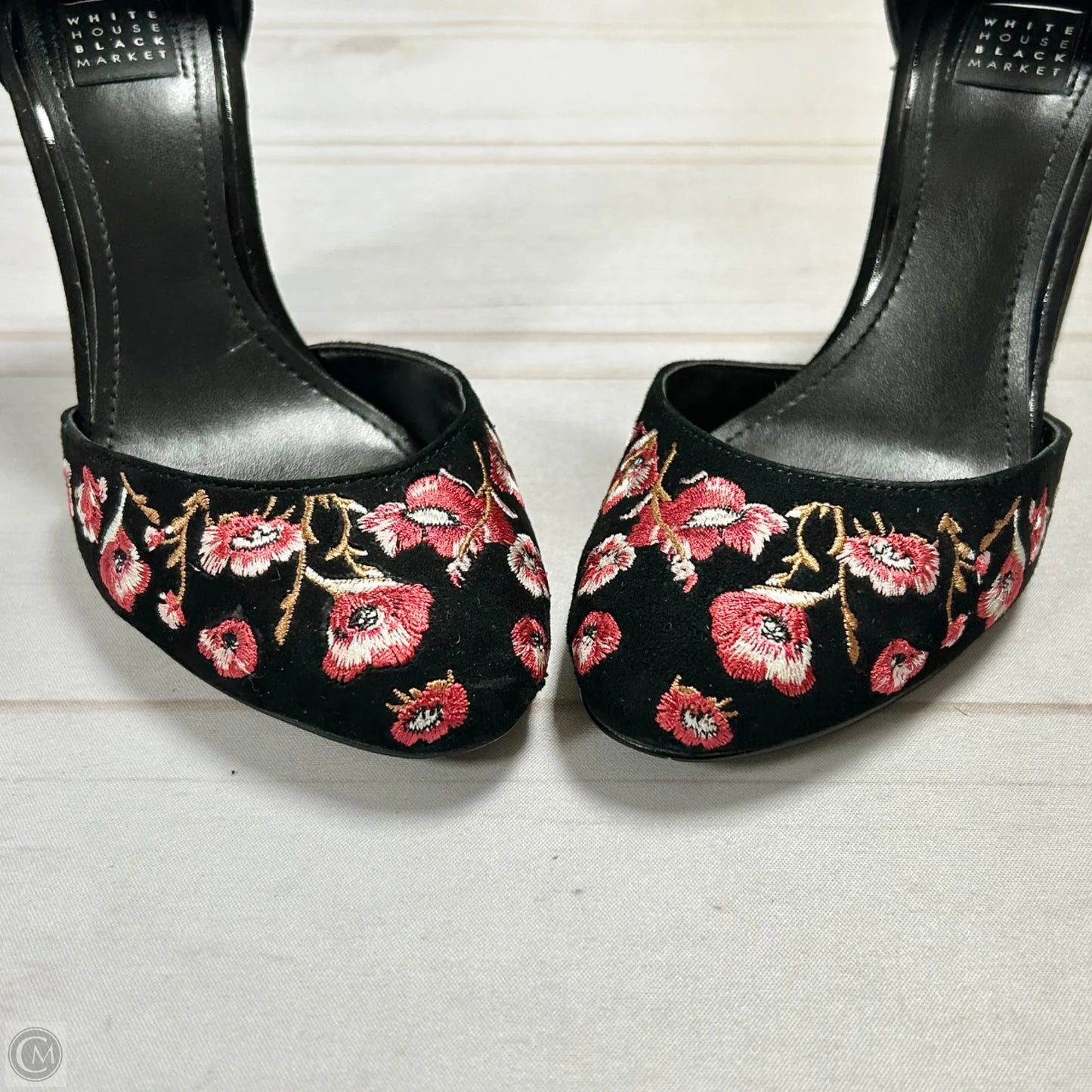 Shoes Heels Block By White House Black Market In Floral Print, Size: 5.5