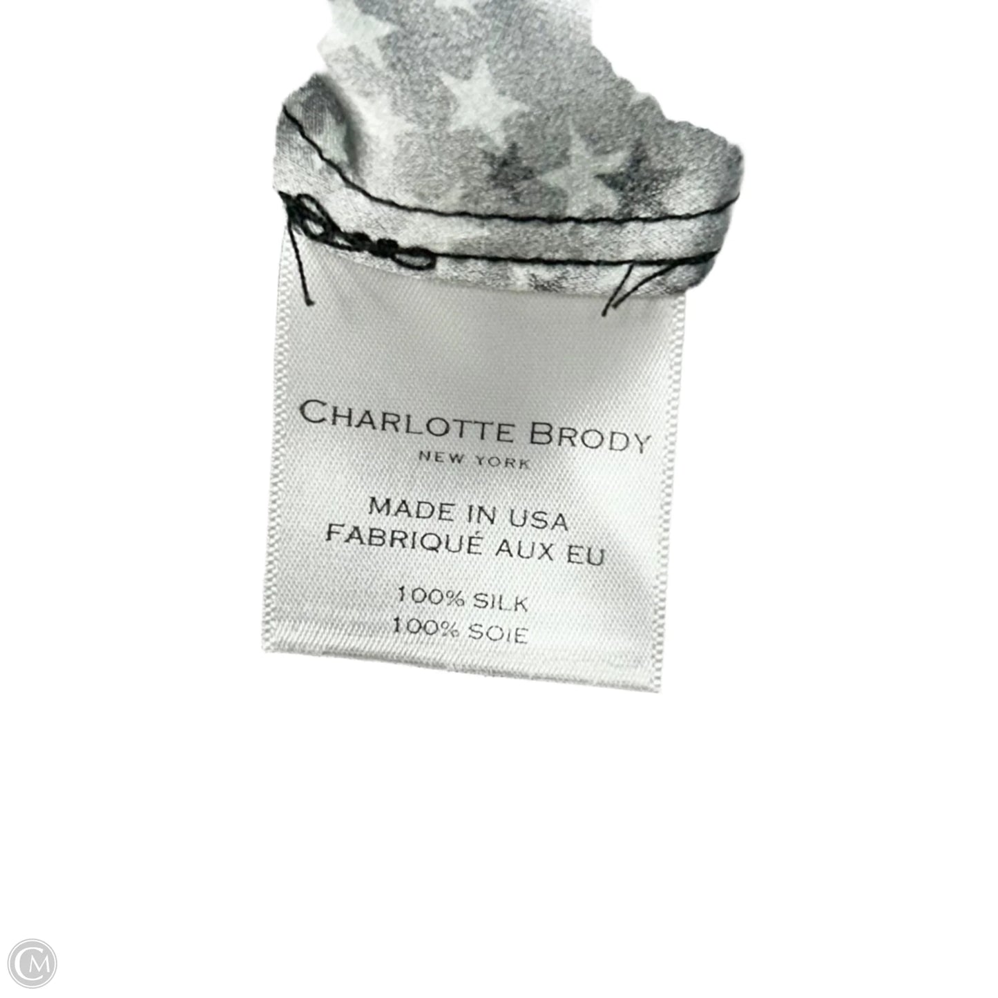 Dress Party Short By Charlotte Brody In Blue & White, Size: L