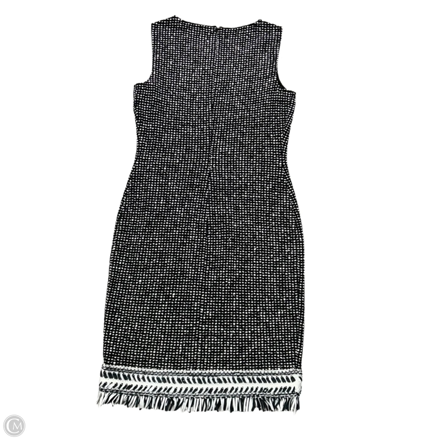 Dress Designer By St John Knits In Black & White, Size: M