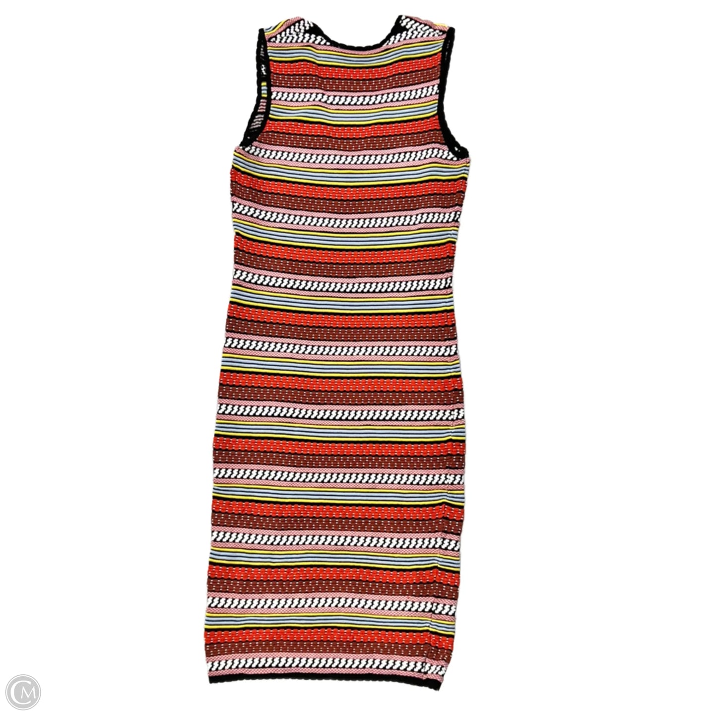 Dress Casual Midi By Ronny Kobo In Striped Pattern, Size: L