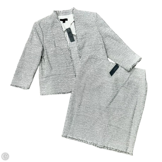 Skirt Suit 2pc By Ann Taylor In Black & White, Size: 12p