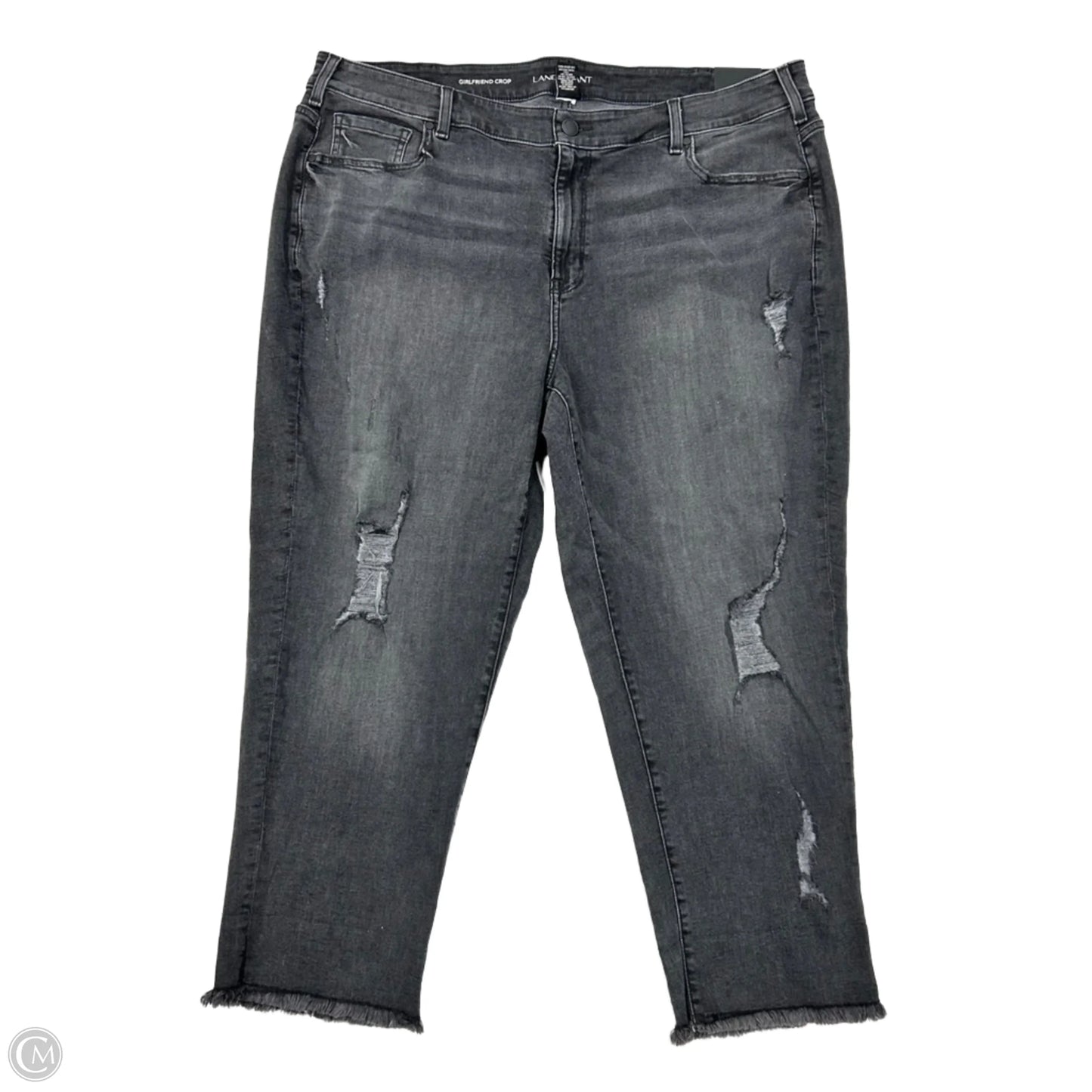Jeans Straight By Lane Bryant In Black Denim, Size: 22