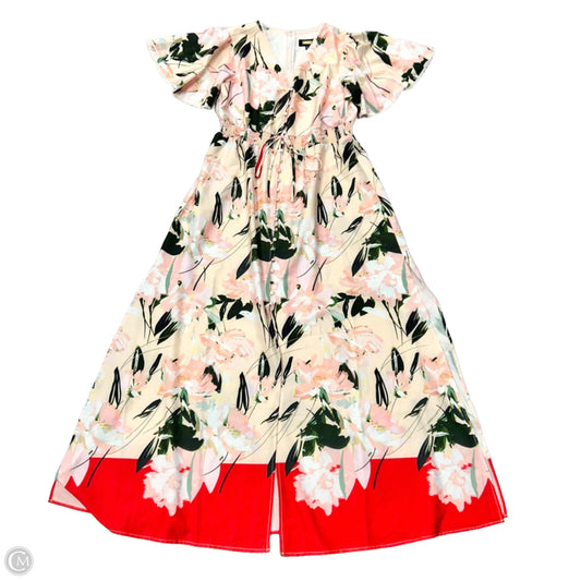 Dress Casual Maxi By Alexia Admor In Floral Print, Size: L