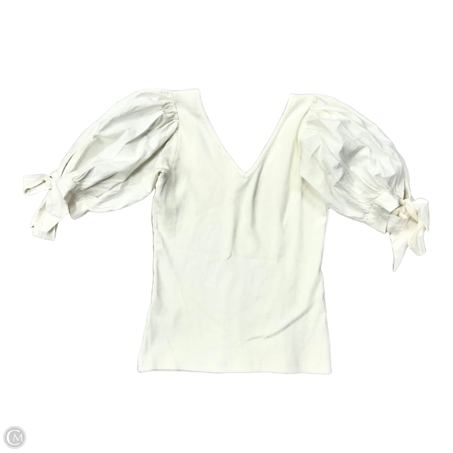 Top Short Sleeve By Maeve In White, Size: Xs