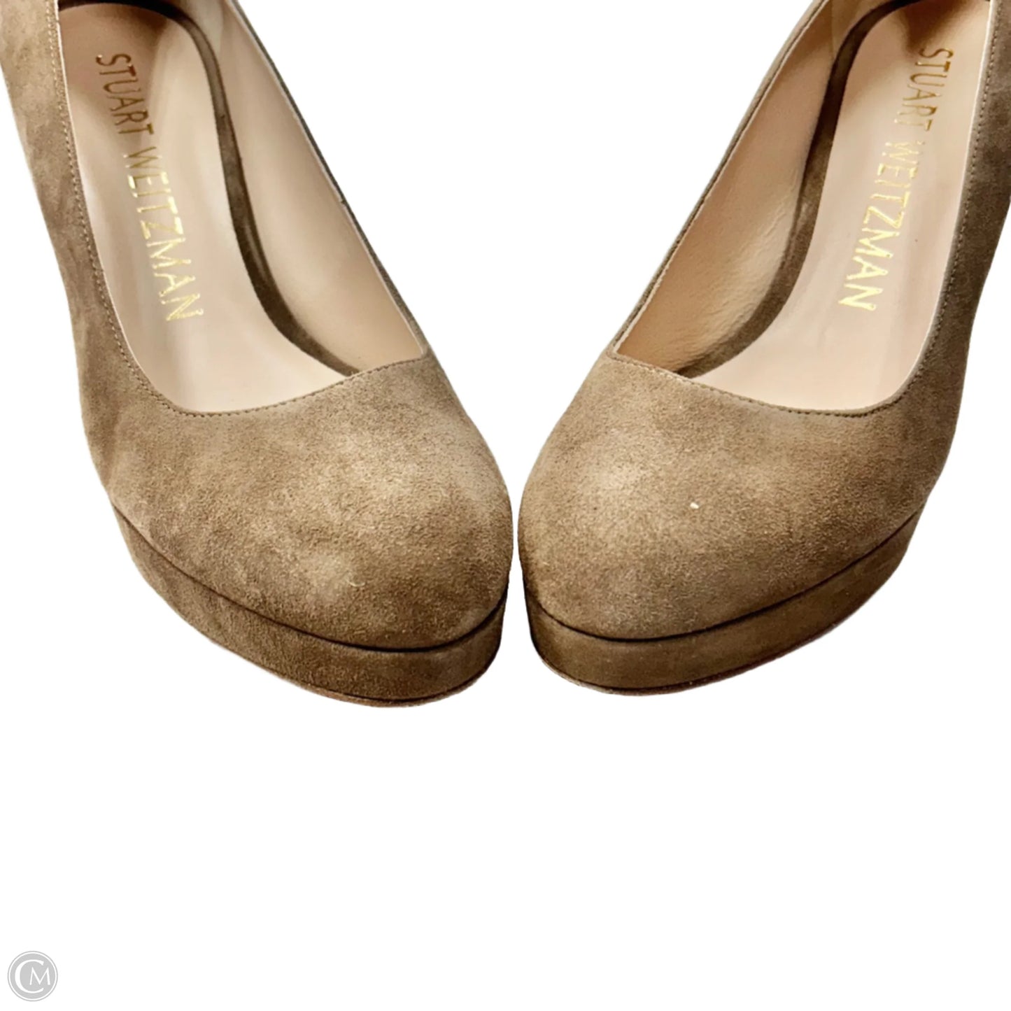Shoes Designer By Stuart Weitzman In Brown, Size: 8