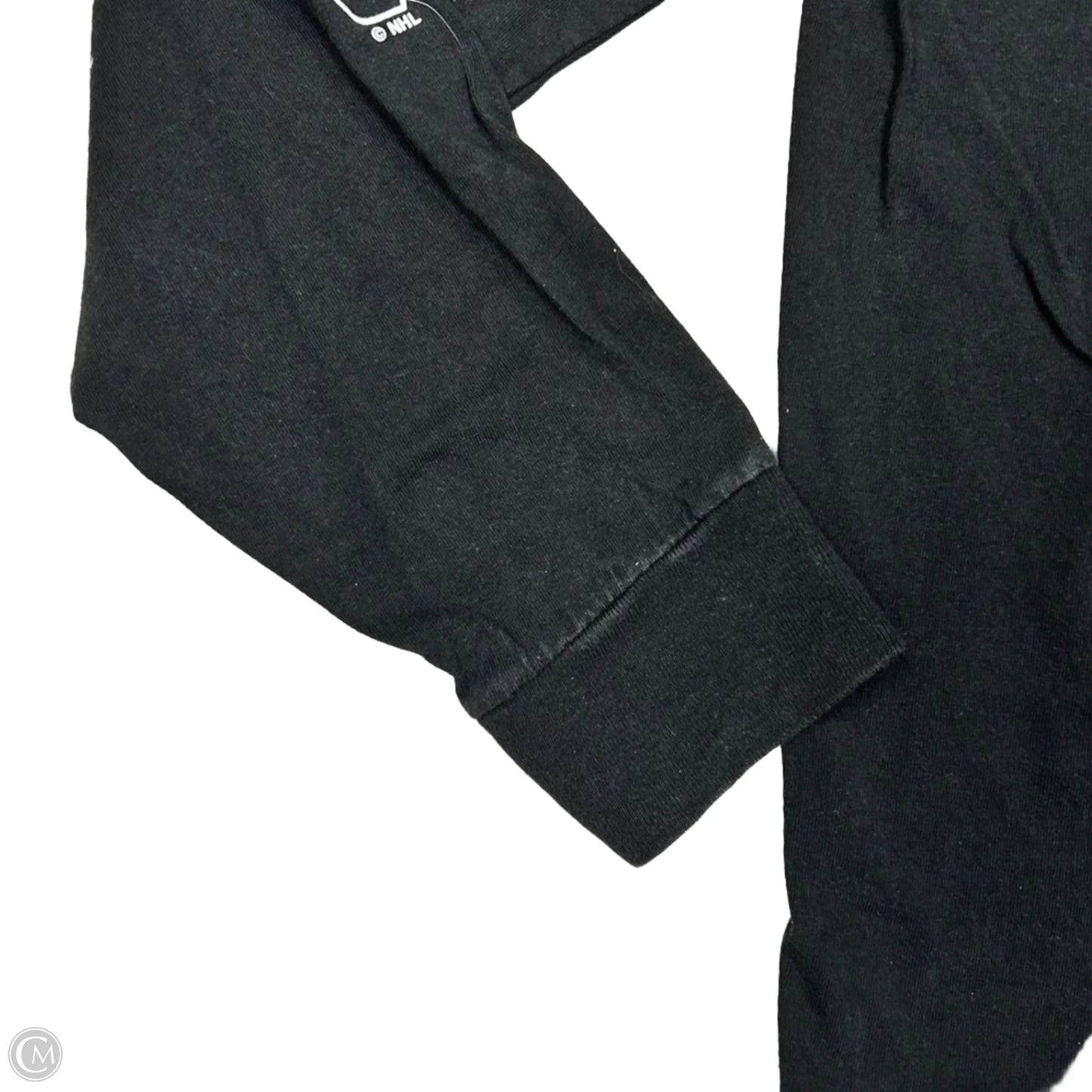 Top Long Sleeve Basic By Nhl In Black & Orange, Size: Xl
