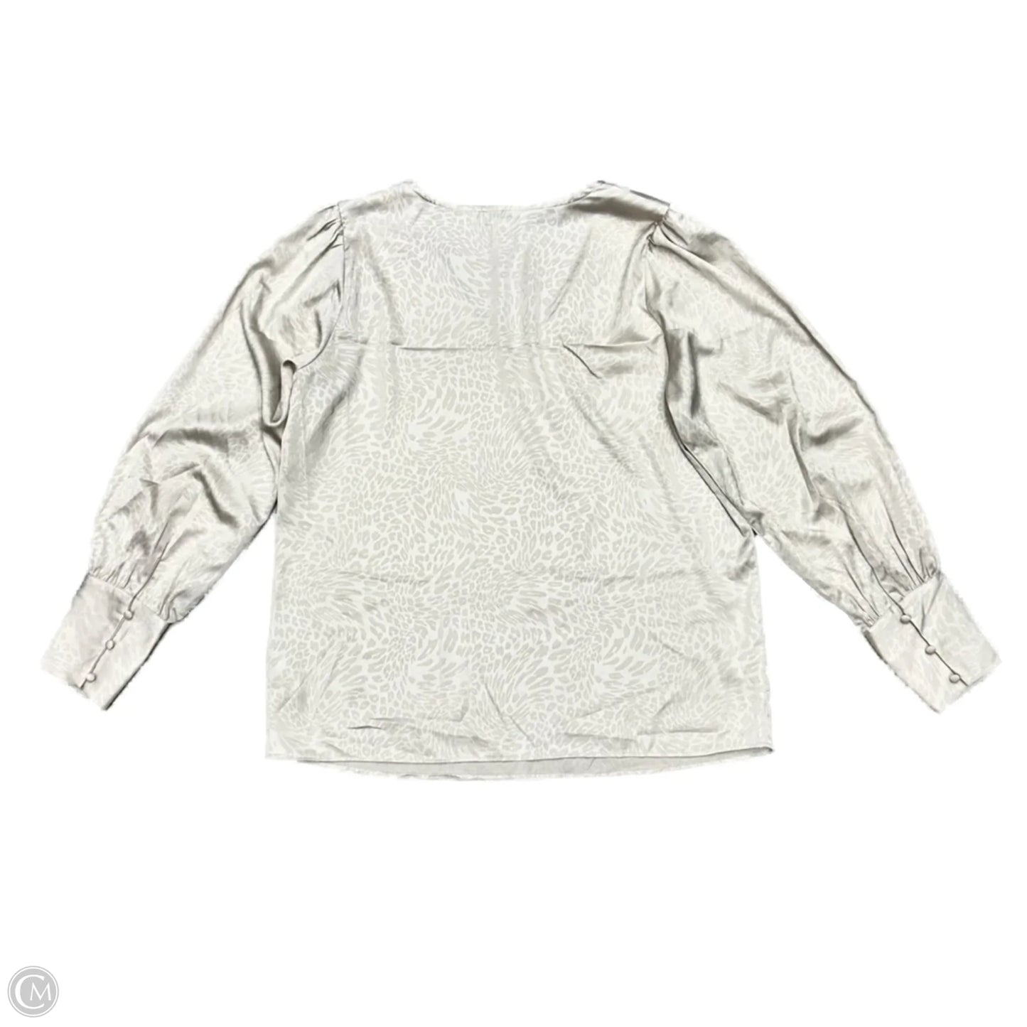 Top Long Sleeve By Rachel Zoe In Tan, Size: M