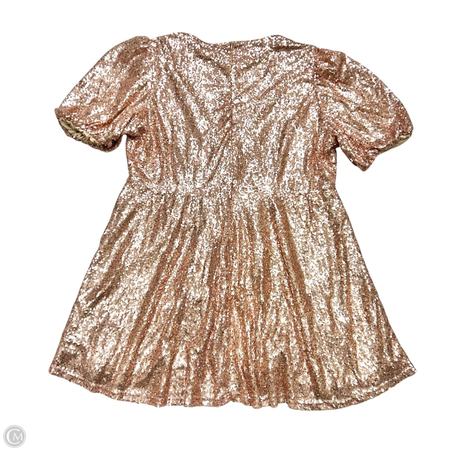 Dress Party Short By Boohoo Boutique In Rose Gold, Size: 2x