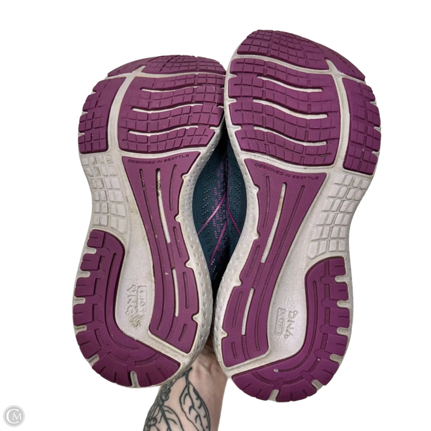 Shoes Athletic By Brooks In Blue & Purple, Size: 8