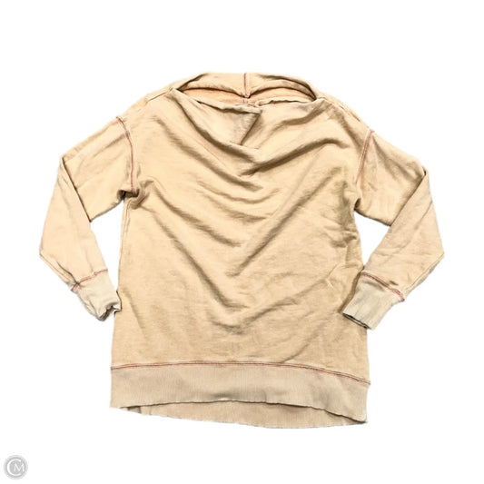 Sweatshirt Crewneck By Pilcro In Sand, Size: S