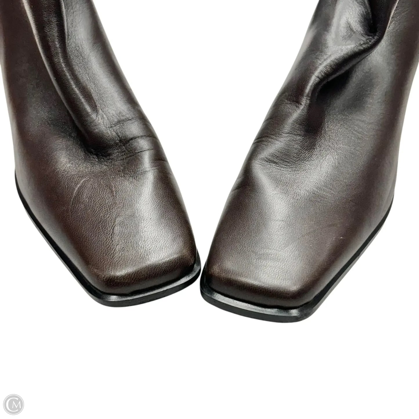 Boots Designer By Stuart Weitzman In Brown, Size: 9.5