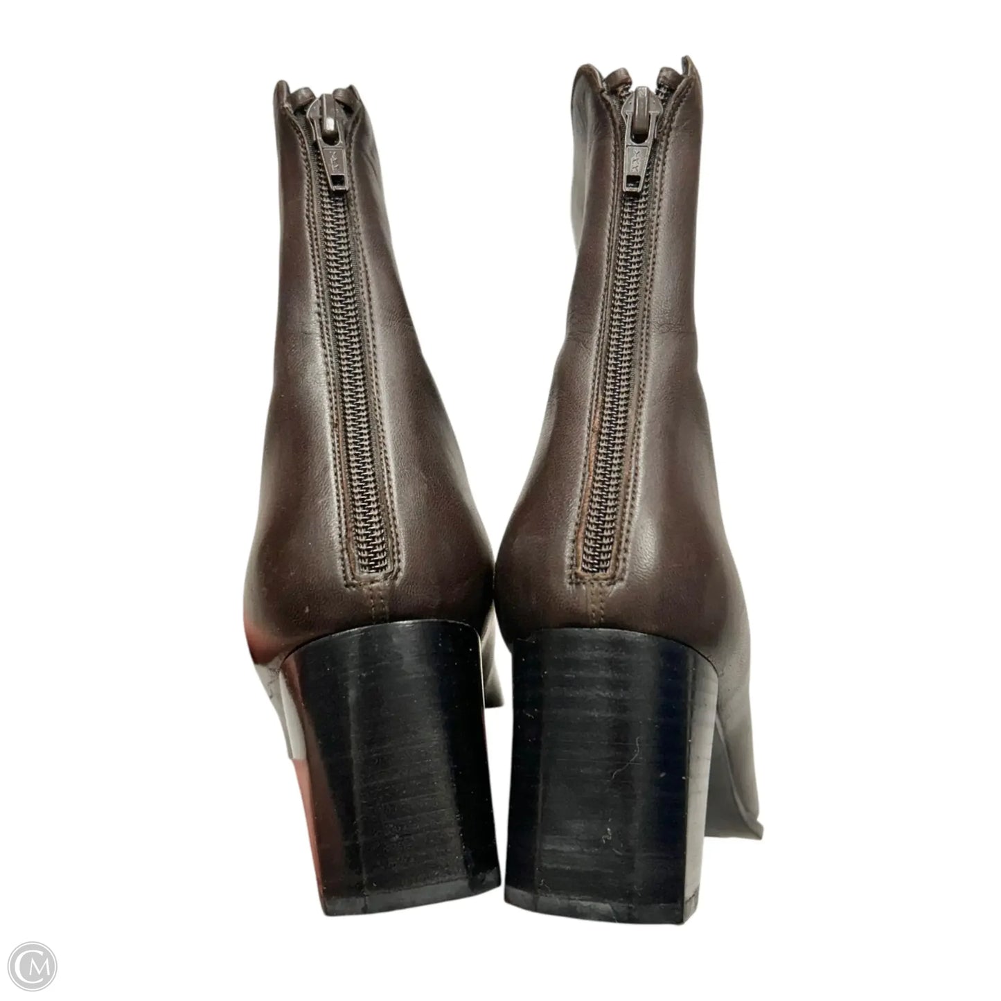 Boots Designer By Stuart Weitzman In Brown, Size: 9.5