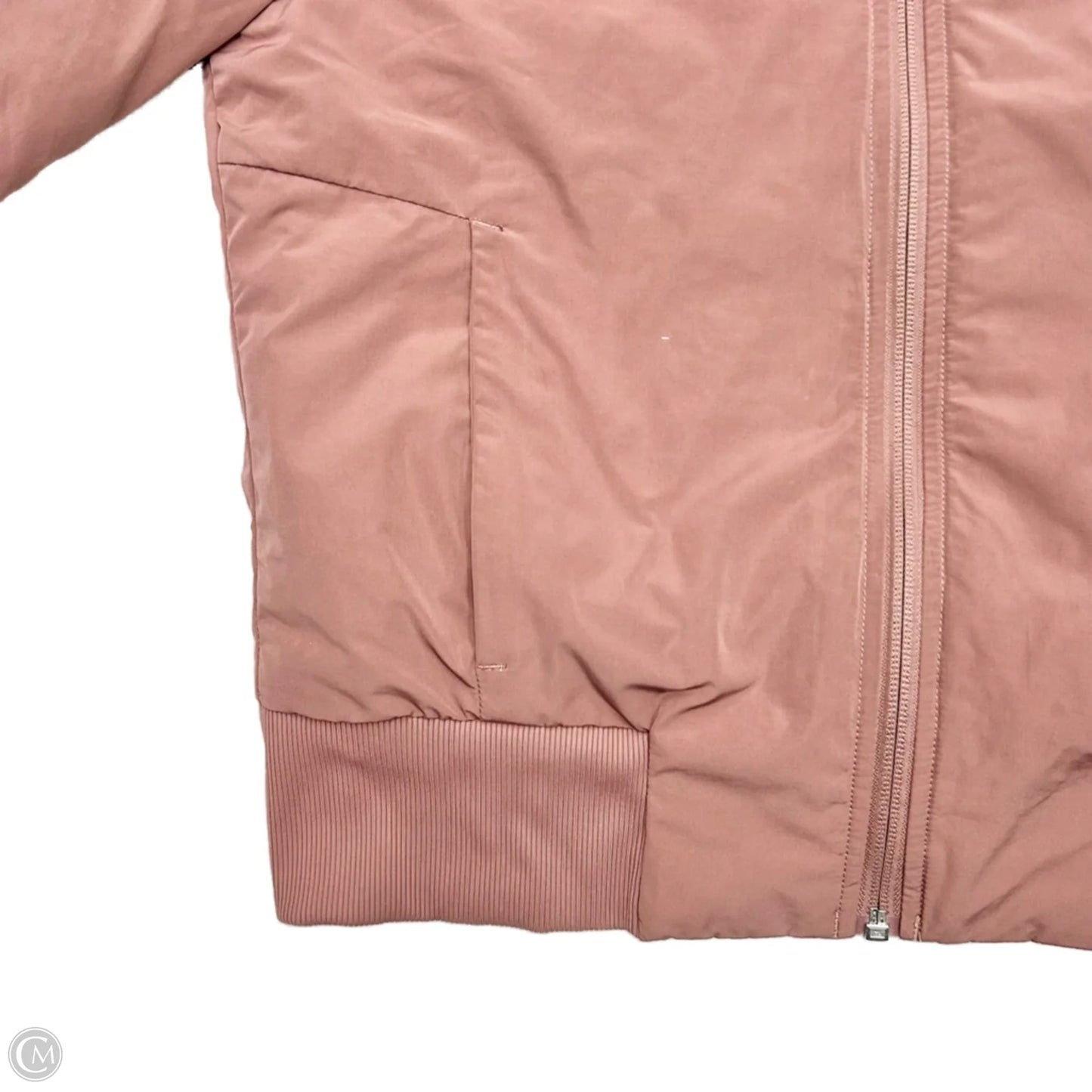 Athletic Jacket By Lululemon In Mauve, Size: S