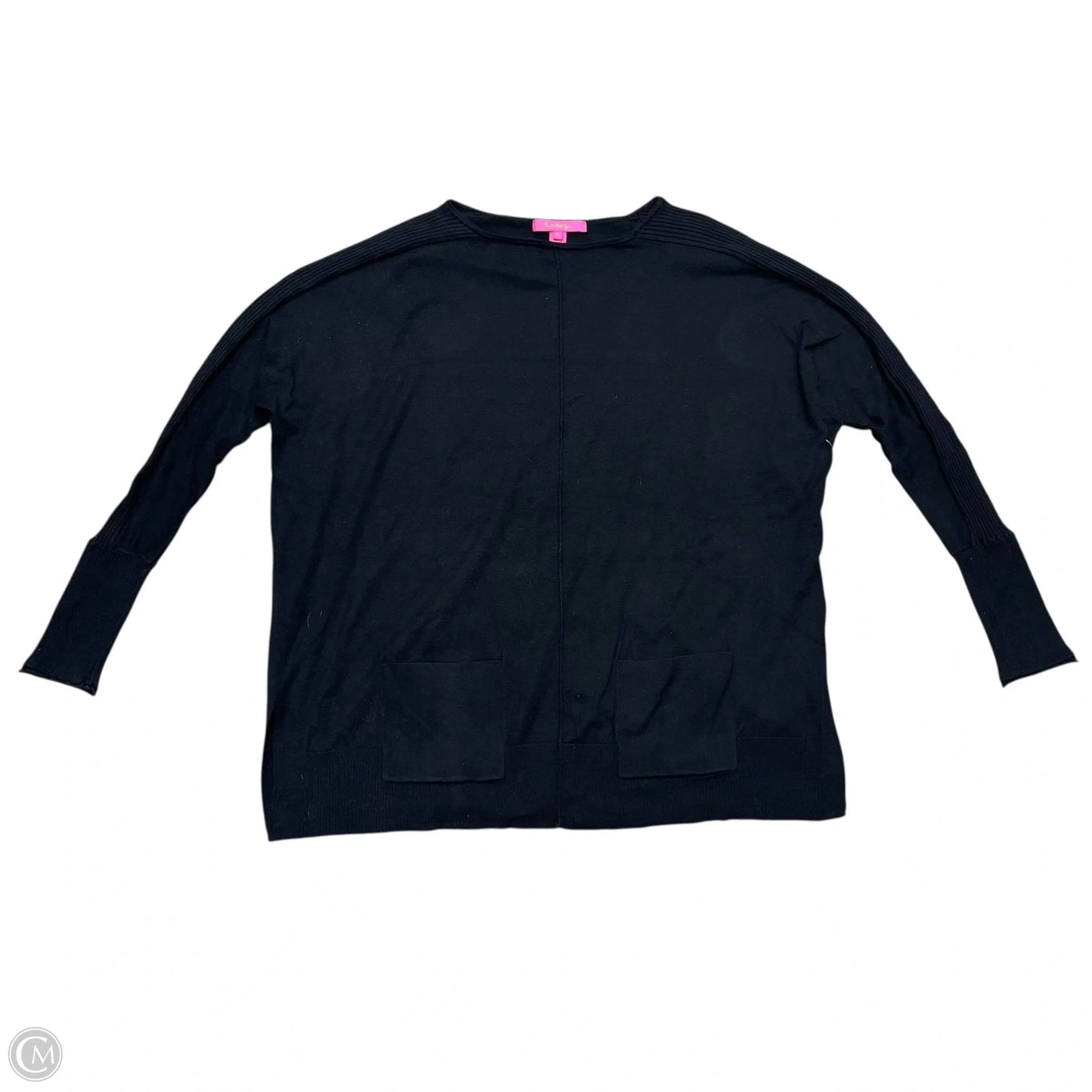Top Long Sleeve Designer By Lilly Pulitzer In Black, Size: M