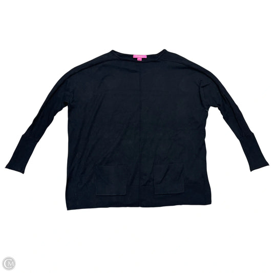 Top Long Sleeve Designer By Lilly Pulitzer In Black, Size: M