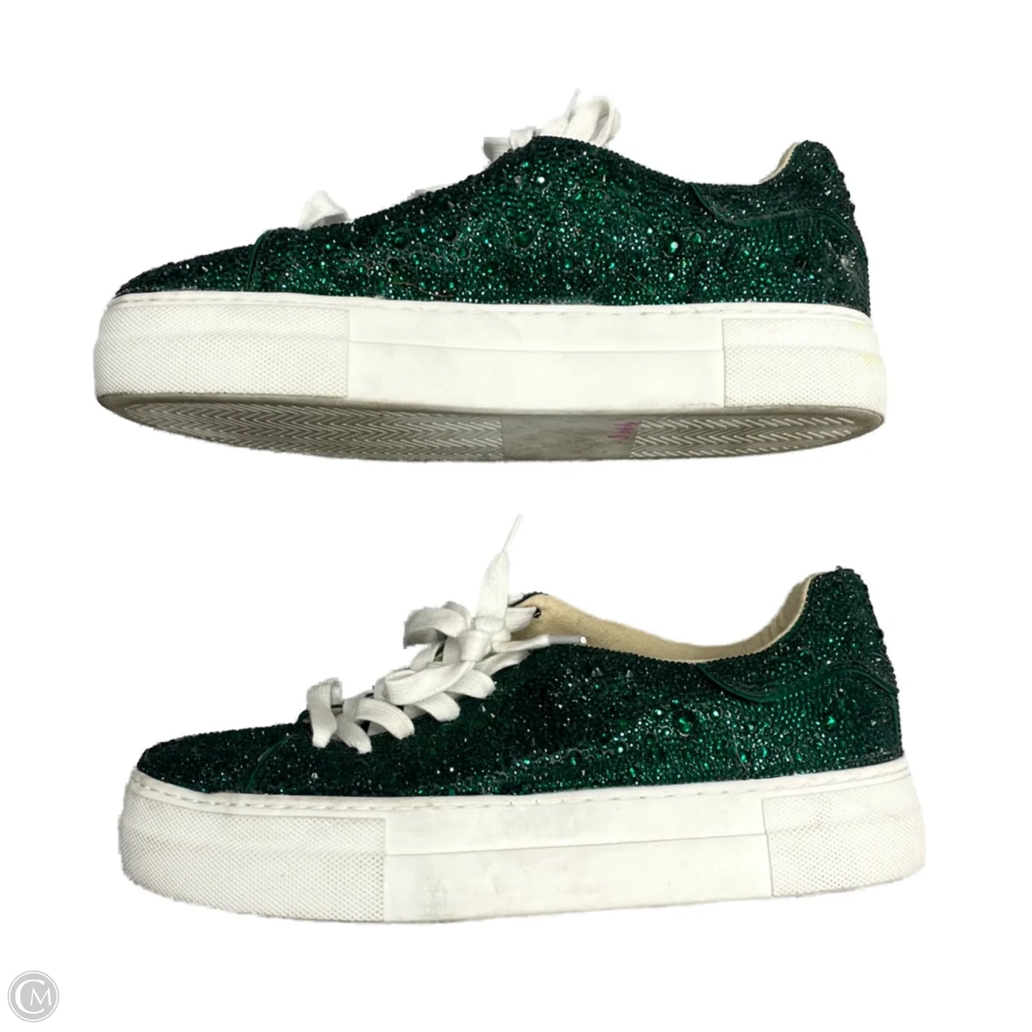 Shoes Sneakers By Betsey Johnson In Green, Size: 7.5
