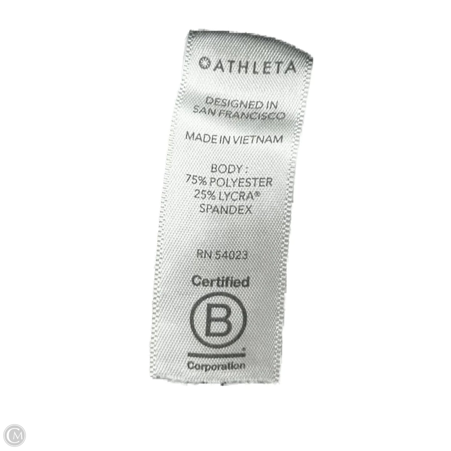 Athletic Leggings By Athleta In Black & Grey, Size: S
