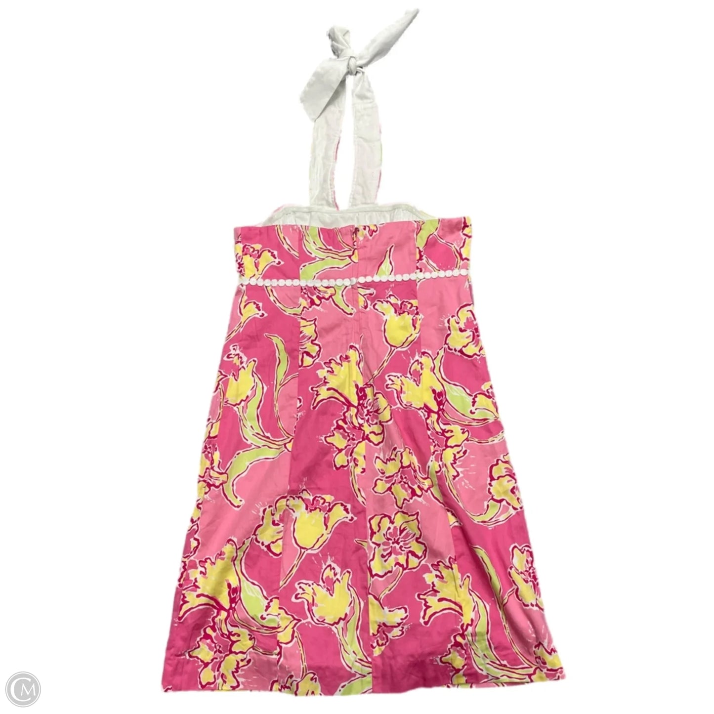 Dress Designer By Lilly Pulitzer In Pink & Yellow, Size: S