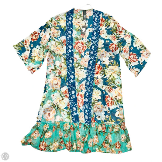 Kimono By Vince Camuto In Floral Print, Size: Osfm