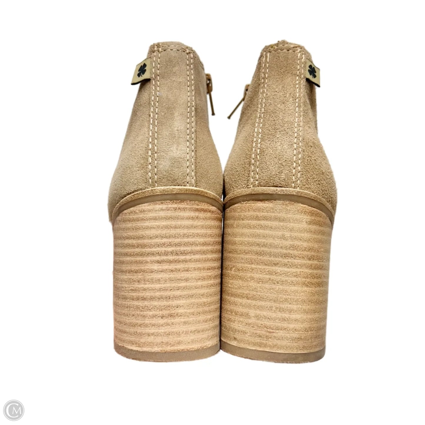 Boots Ankle Heels By Lucky Brand In Tan, Size: 7.5