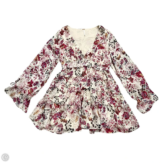 Dress Casual Short By Free People In Floral Print, Size: M