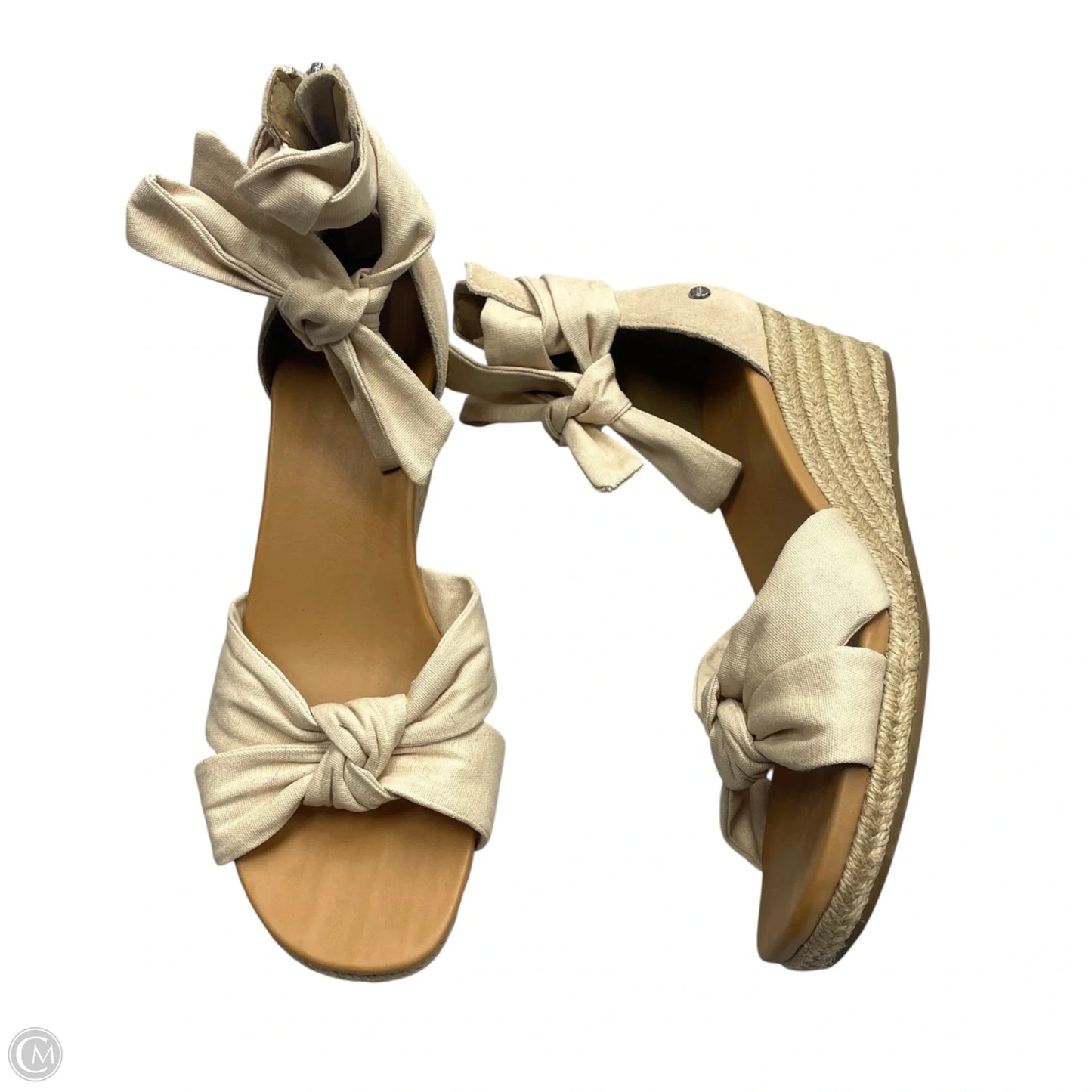 Sandals Designer By Ugg In Tan, Size: 10