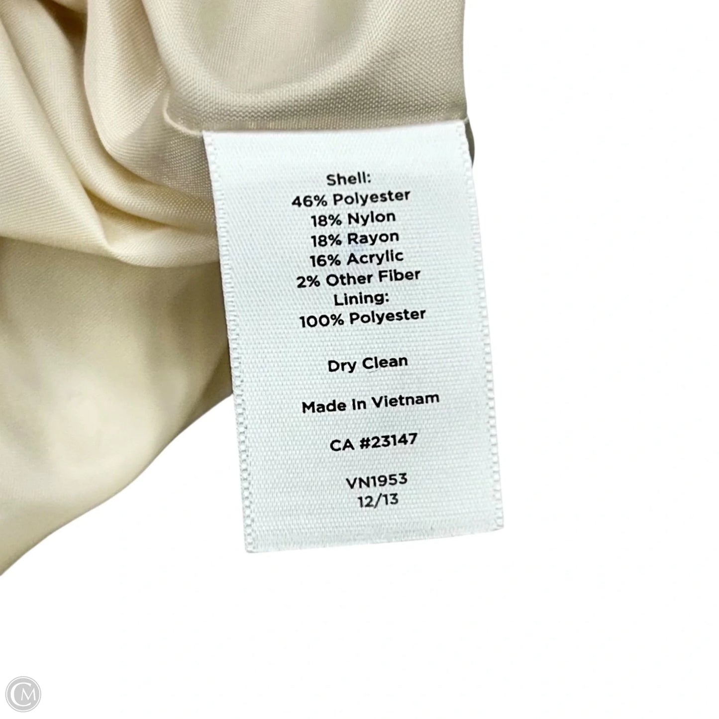 Dress Work By Talbots In Cream, Size: Xsp