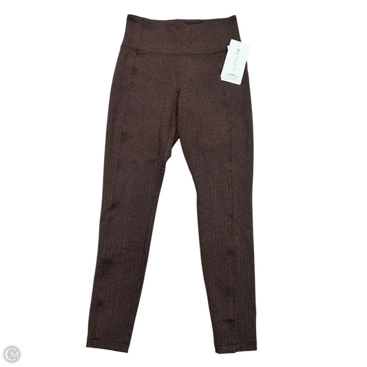 Athletic Leggings By Athleta In Black & Brown, Size: S