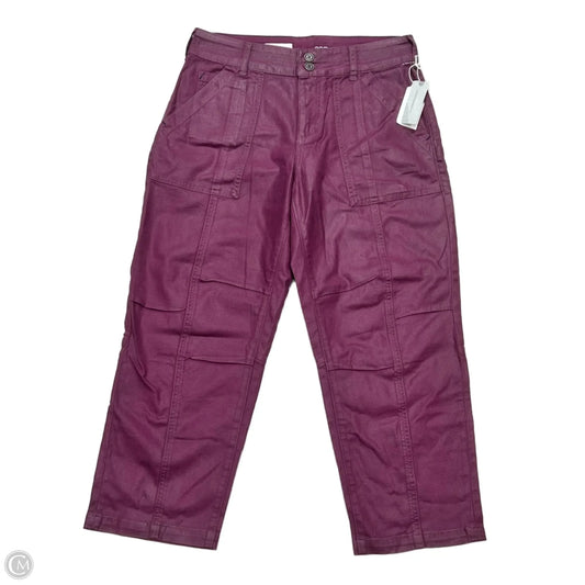 Jeans Wide Leg By Pilcro In Purple, Size: 8p