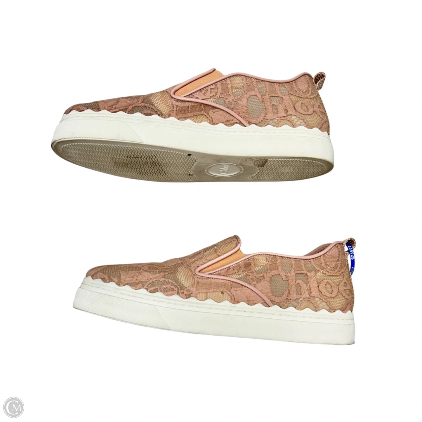 Shoes Luxury Designer By Chloe In Pink, Size: 11