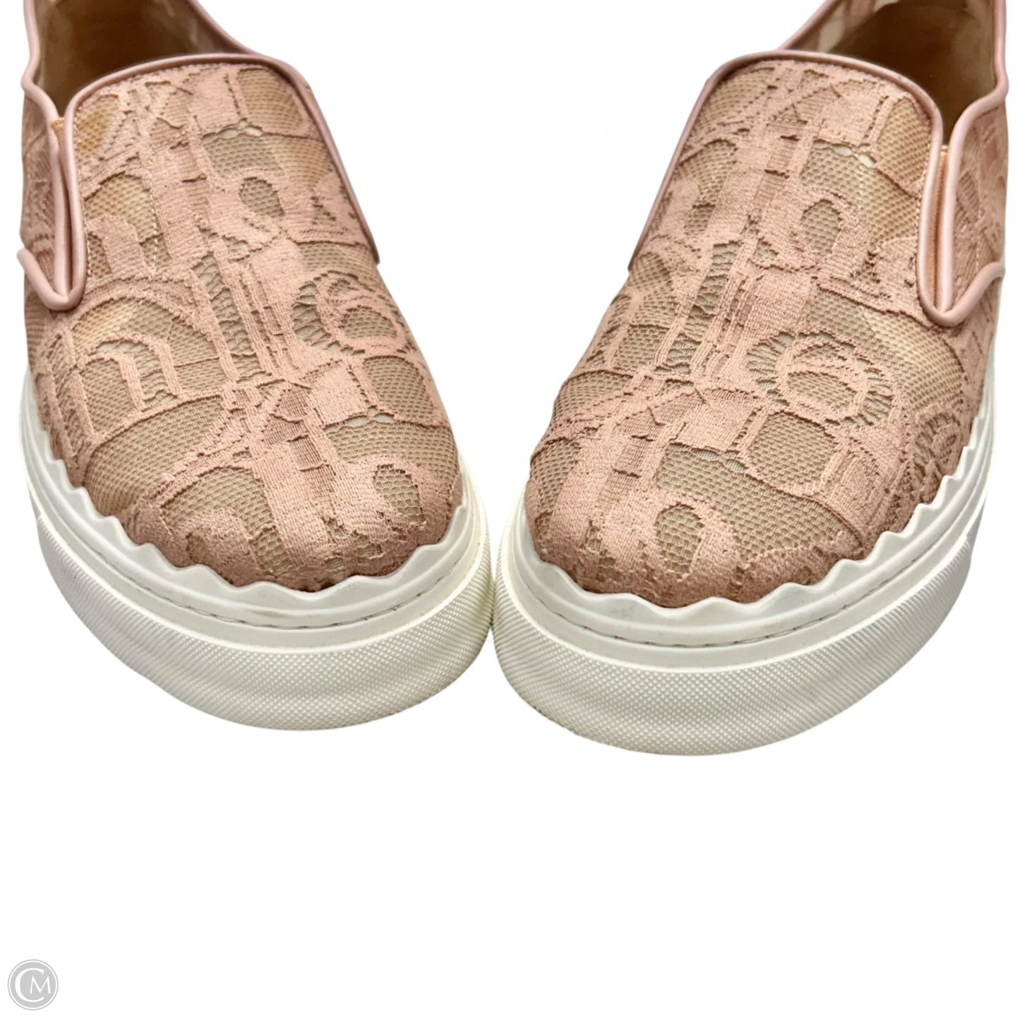 Shoes Luxury Designer By Chloe In Pink, Size: 11