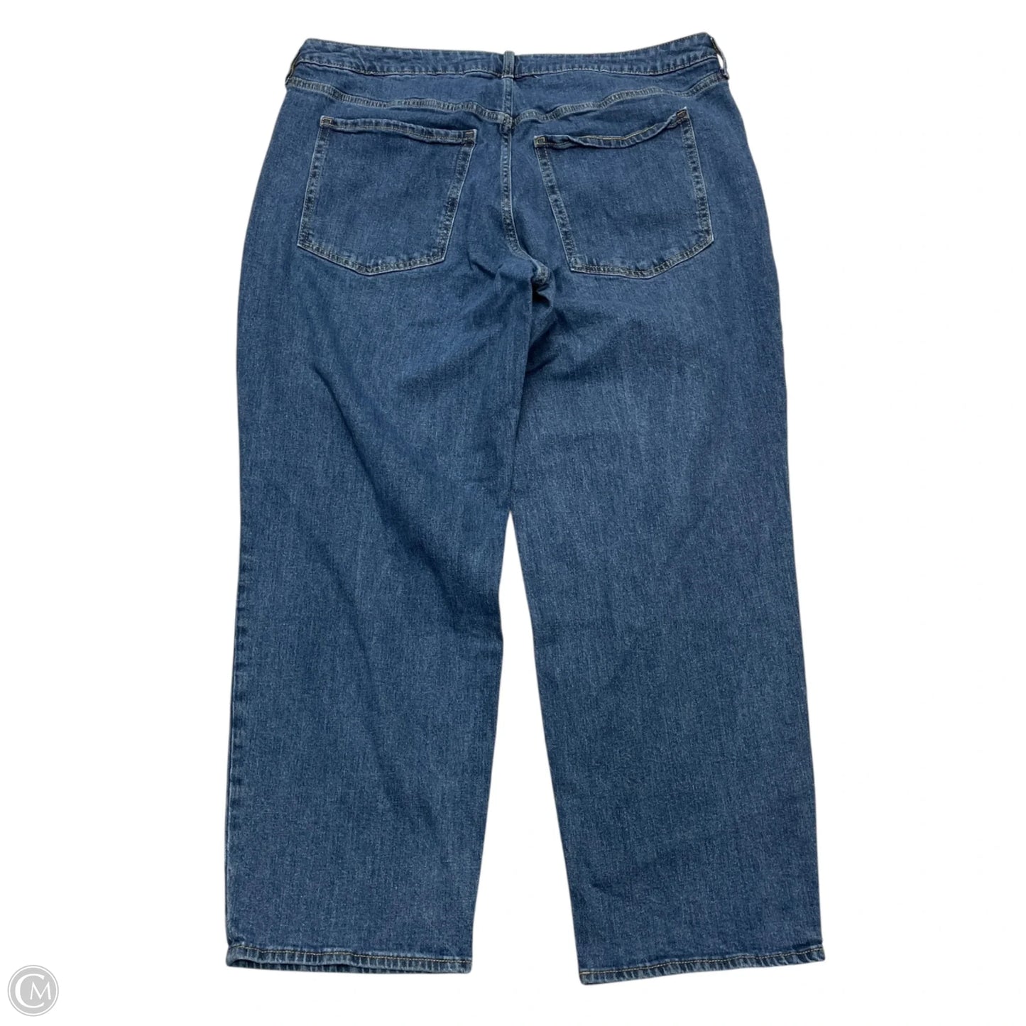 Jeans Straight By Old Navy In Blue Denim, Size: 20