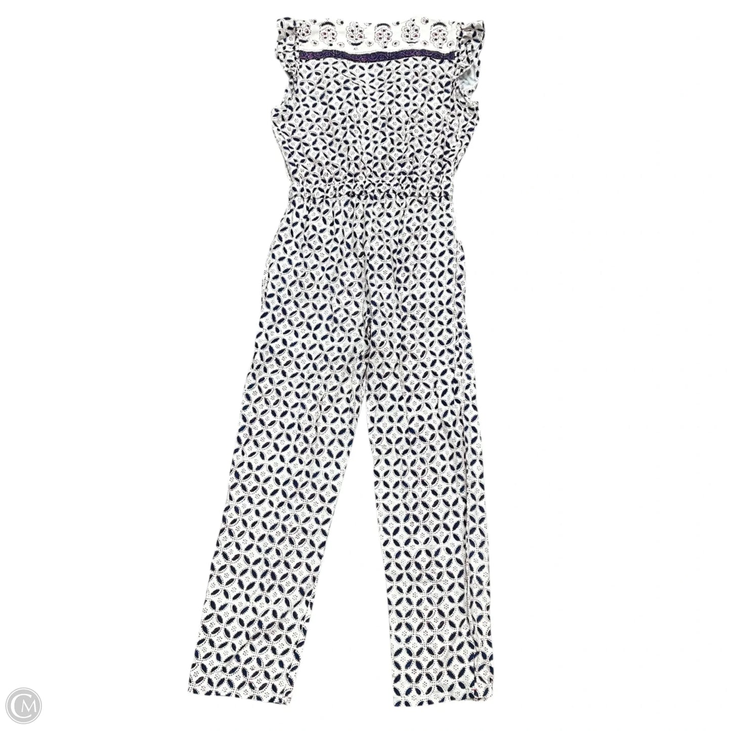 Jumpsuit By Xirena In Blue Red & White, Size: S