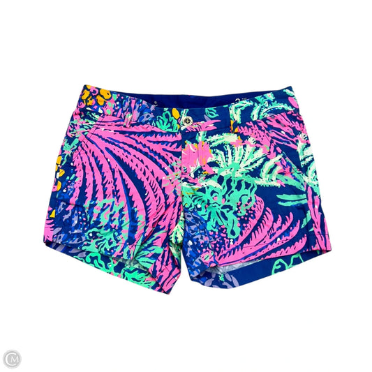 Shorts Designer By Lilly Pulitzer In Blue & Pink, Size: 2