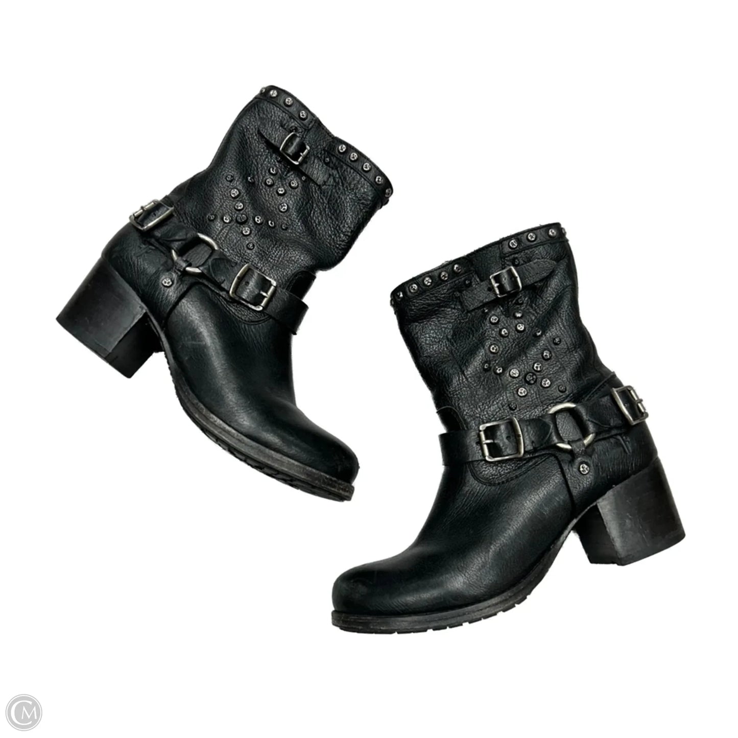 Boots Designer By Frye In Black, Size: 7.5