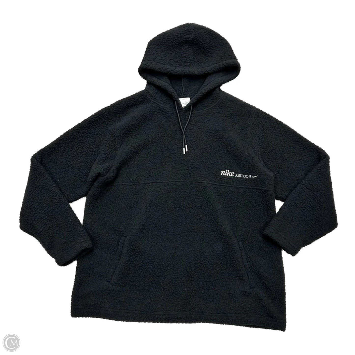Sweatshirt Hoodie By Nike Apparel In Black, Size: L