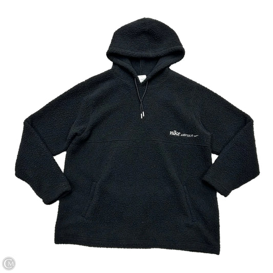 Sweatshirt Hoodie By Nike Apparel In Black, Size: L