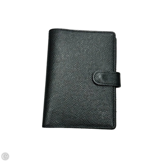 Agenda Holder Luxury Designer By Louis Vuitton, Size: Small