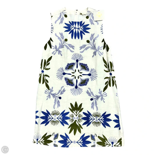 Dress Casual Short By Marie Oliver In Purple & White, Size: S