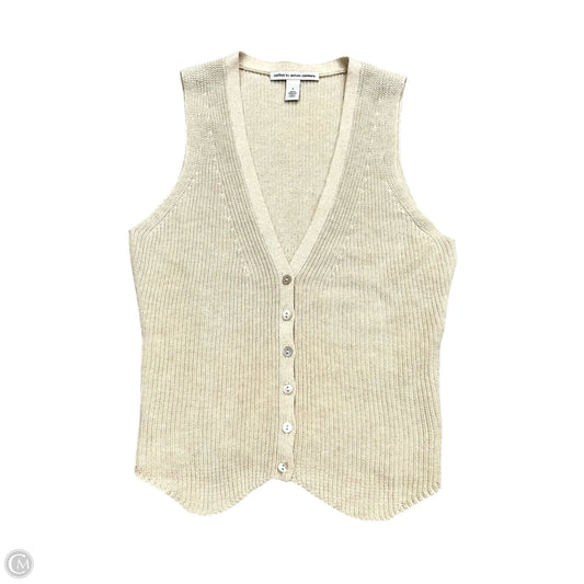 Sweater Short Sleeve By Autumn Cashmere In Tan, Size: S